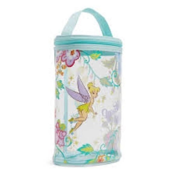 Vera Bradley Handbags - NWT Disney Vera Bradley Tinker Bell Clear Cosmetic Bag With Handle & Zipper